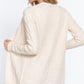 Long Slv Open Front Sweater Cardigan