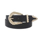 Shrimp Tectured Buckle Belt