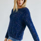 Cute Multi Color Polak Dot Sweater