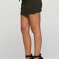 Zip-up Plaid Pocketed Skort