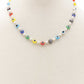 Evil Eye Pearl Bead Necklace