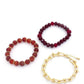 U Link Stone Beaded Bracelet Set.