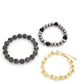 U Link Stone Beaded Bracelet Set.