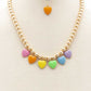 Heart Ball Bead Necklace