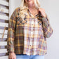 Plaid Mix Button Down Shirt