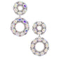 Double Circle Rhinestone Earring