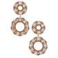 Double Circle Rhinestone Earring