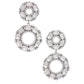 Double Circle Rhinestone Earring