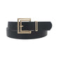 Outline Cutout Square Buckle Belt