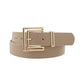 Outline Cutout Square Buckle Belt