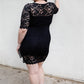 Plus Lace Mini Dress