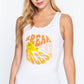 Screen Print Knit Tank Top