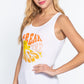 Screen Print Knit Tank Top