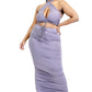 Plus Solid 2 Piece Halter Top Set