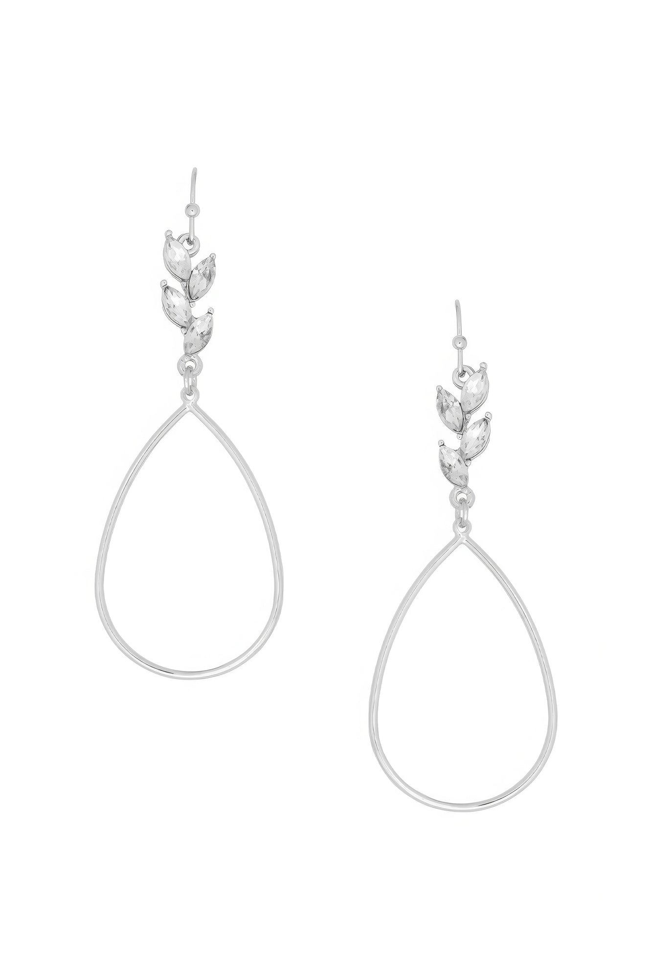 Metal Teardrop Dangle Earring