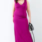 Plus V-neck Sleeveless Maxi Dress