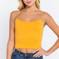 Elastic Strap Two Ply Dty Brushed Knit Cami Top