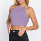 Lace Up Open Cross Back Crop Cami