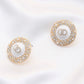 Double Circle Round Metal Earring