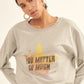 Vintage-style, Multicolor Star French Terry Knit Graphic Sweatshirt