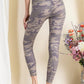 Camouflage Printed Rayon Spandex Leggings