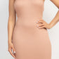 Halter Neck Ribbed Seamless Cut-out Dress