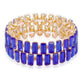 Rectangle Rhinestone Stretch Bracelet