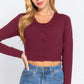 Long Slv Round Neck Viscose Sweater