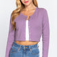 Long Slv Round Neck Viscose Sweater