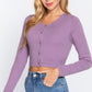 Long Slv Round Neck Viscose Sweater