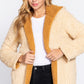 Hoodie Faux Fur Reversible Jacket