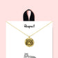 18k Gold Rhodium Dipped Respect Necklace