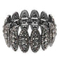 Rhinestone Oval Stretch Bracelet