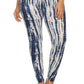 Plus Size Tie Dye Print, Full Length Leggings In A Slim Fitting Style With A Banded High Waist