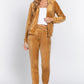 Faux Fur Jacket & Jogger Pants Set