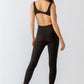 Black Sleeveless Cut-out Detail Slim Fit Jumpsuit & Open Front Long Sleeve Cardigan Set