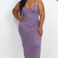 Plus Racer Back Maxi Dress