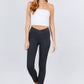 Mid-rise Ponte Pants