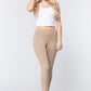 Mid-rise Ponte Pants