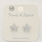 Crystal Star Post Earring