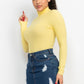 Mock Neck Long Sleeve Top