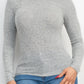 Mock Neck Long Sleeve Top