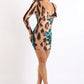 Multi Animal Printed Dress