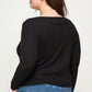 Solid Ribbed Pointelle Cardigan