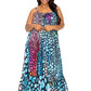 Printed Voluminous Maxi Dress