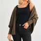 Batwing Sleeve Open Front Cardigan