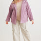 Plus Two Pocket Open Front Soft To Touch Hooded Cardigan Jacket