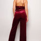 Samba Rhinestone Belt Velvet Jumpsuit