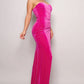 Strapless Sweetheart Maxi Velvet Dress