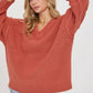 V Neck Oversized Sweater